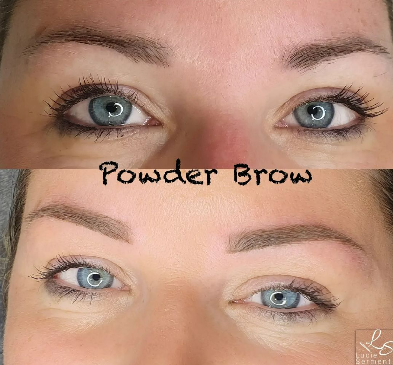 Maquillage permenent des sourcils - Powder brow5